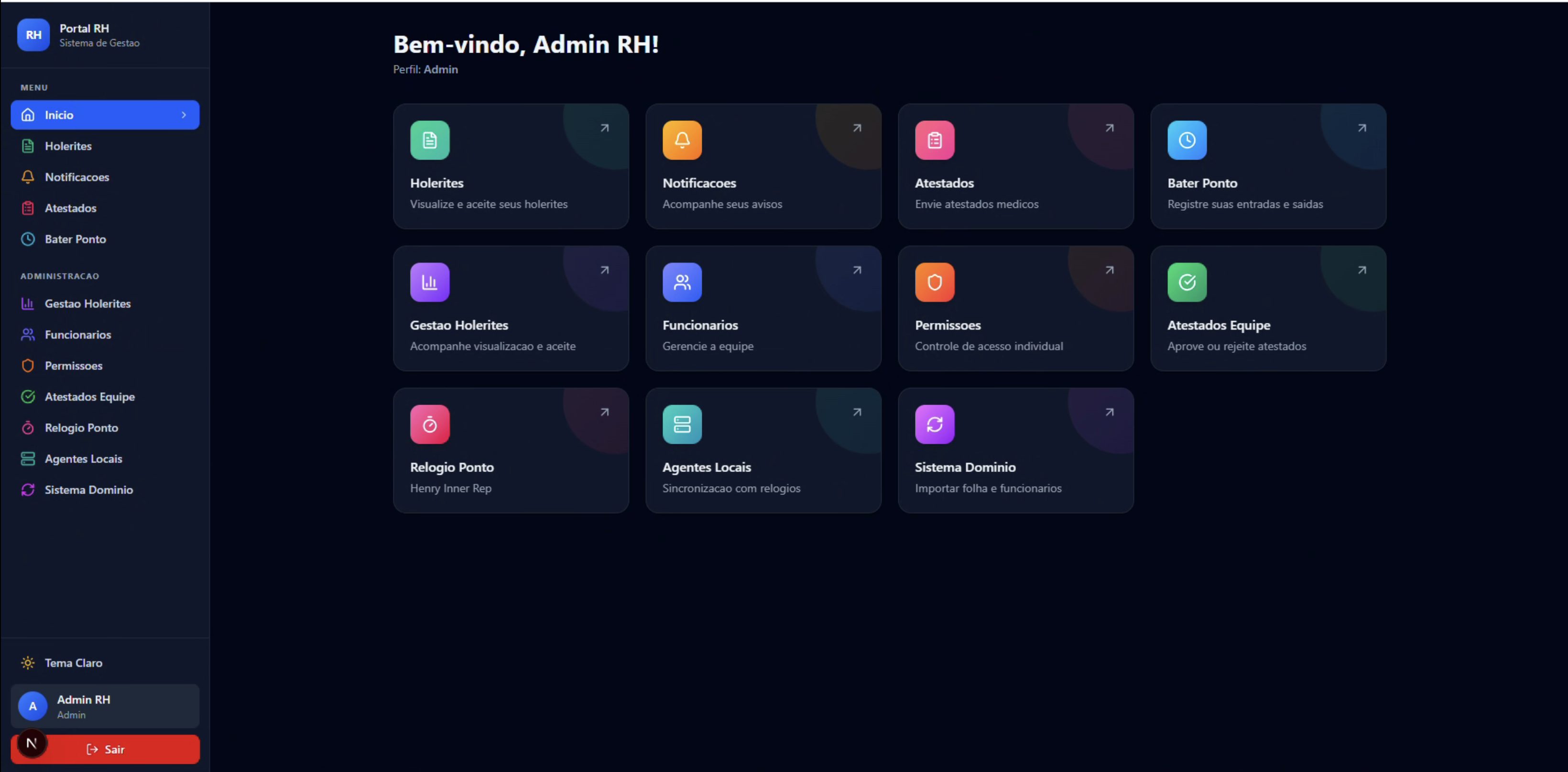 Portal RH — Sistema de Gestão